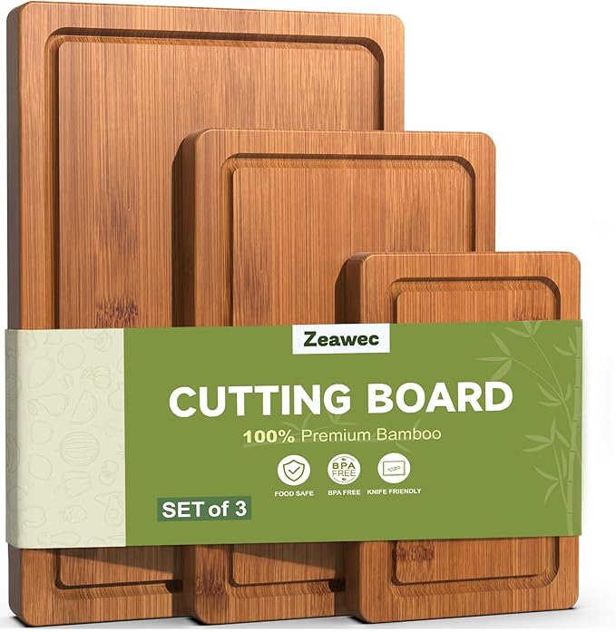 Bamboo Cutting Board Set