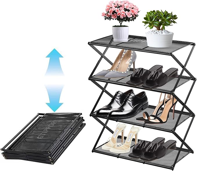 4-Tier Shoe Rack