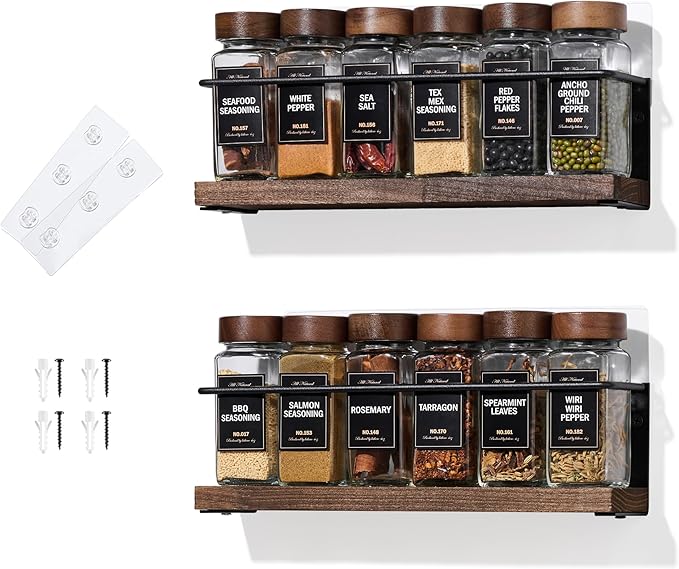 Wall-Mount Spice Rack
